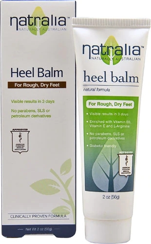 Natralia Heel Balm Sem Fragrância - Hidratação Profunda para Calcanhares Rachados (57g)