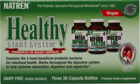 Natren Healthy Start System Dairy Free -- 3 Bottles