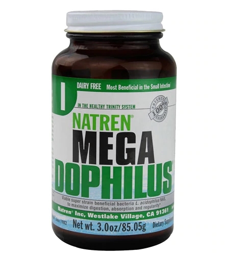 Natren Mega Dophilus Sem Lactose - 85g - Saúde Intestinal Avançada e Probióticos Premium