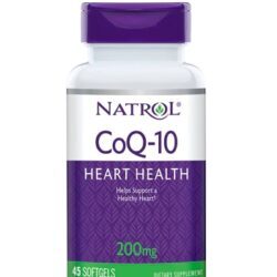 Natrol CoQ-10 200mg: Energia e Bem-Estar com 45 Cápsulas Softgel