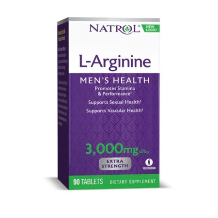 Natrol L-Arginine -- 3000 mg - 90 Tablets