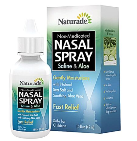 Naturade Nasal Spray Saline and Aloe -- 1.5 fl oz