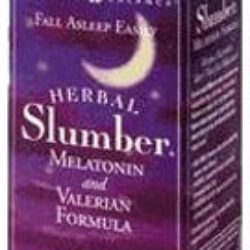 Natural Balance Herbal Slumber Melatonina e Valeriana - 60 Cápsulas para Noites Tranquilas