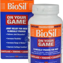 Natural Factors BioSil® On Your Game™ Alívio Articular para Homens - 120 Cápsulas Vegetarianas