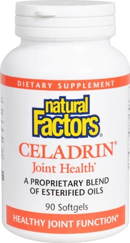 Natural Factors Celadrin® Saúde das Articulações - 90 Softgels - Alívio e Mobilidade