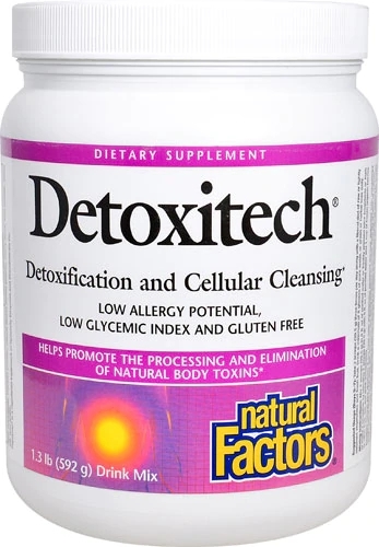 Natural Factors Detoxitech® Desintoxicação Completa 590g - Suporte ao Bem-Estar