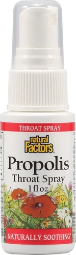 Natural Factors Própolis Spray para Garganta 30ml - Alívio Natural e Bem-Estar