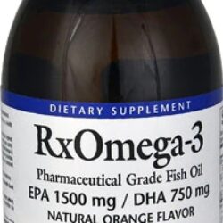 Natural Factors RxOmega-3 Laranja 237ml - Óleo de Peixe Puro com EPA e DHA