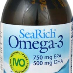 Natural Factors SeaRich Ômega-3 750mg EPA 500mg DHA Sabor Coco e Limão - 200ml