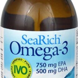 Ômega 3 SeaRich Natural Factors EPA 750mg DHA 500mg Sabor Grapefruit Punch 199ml