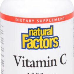 Natural Factors Vitamina C 1000mg com Bioflavonoides e Rose Hips - 90 Comprimidos