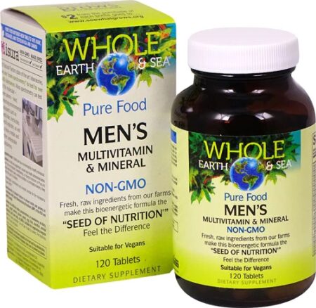 Natural Factors Whole Earth & Sea® Men's Mutlivitamin & Mineral -- 120 Tablets