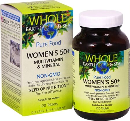 Natural Factors Whole Earth & Sea® Women's 50 plus Mutlivitamin & Mineral -- 120 Tablets