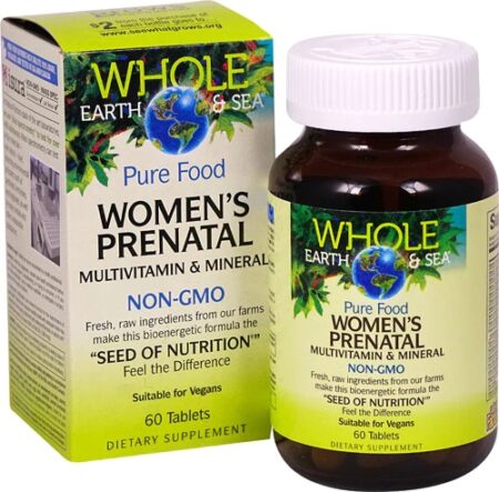 Natural Factors Whole Earth & Sea® Women's Prenatal Mutlivitamin & Mineral -- 60 Tablets