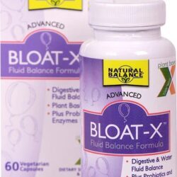 Natural Max Bloat-X™ Fórmula de Equilíbrio de Fluidos – 60 Cápsulas Vegetarianas | Alívio Natural do Inchaço
