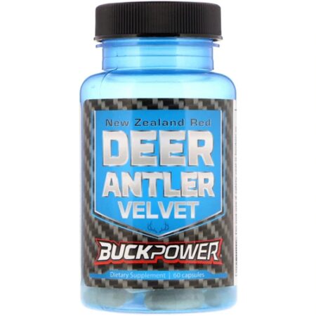 Natural Sport New Zealand Red Deer Antler Velvet Dietary Supplement -- 60 Capsules