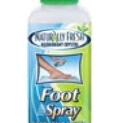 Desodorante Spray Crystal para Pés Naturally Fresh - 118ml (4 fl oz) - Frescor Duradouro e Ação Antitranspirante
