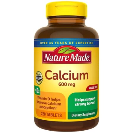 Nature Made Calcium -- 600 mg - 220 Tablets