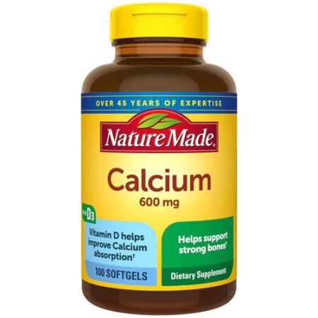 Nature Made Calcium -- 600 mg - 100 Softgels