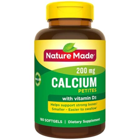 Nature Made Calcium Petites -- 200 mg - 180 Liquid Softgels