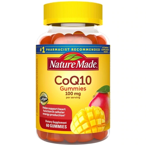 Nature Made CoQ10 Gomas Sabor Manga - 60 Gomas: Energia e Saúde para Adultos