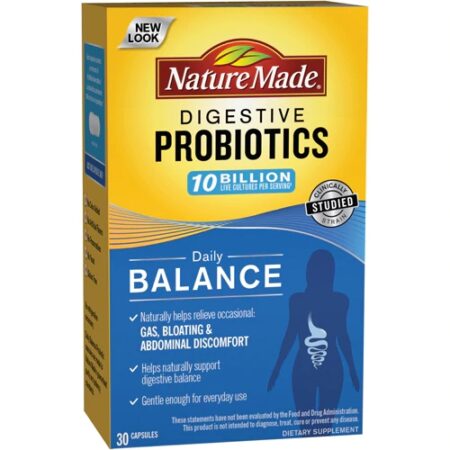 Nature Made Digestive Probiotics Daily Balance -- 30 Capsules