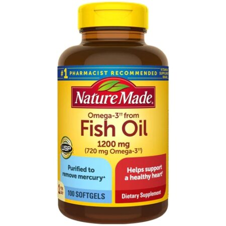 Nature Made Fish Oil One Per Day -- 1200 mg - 100 Softgels