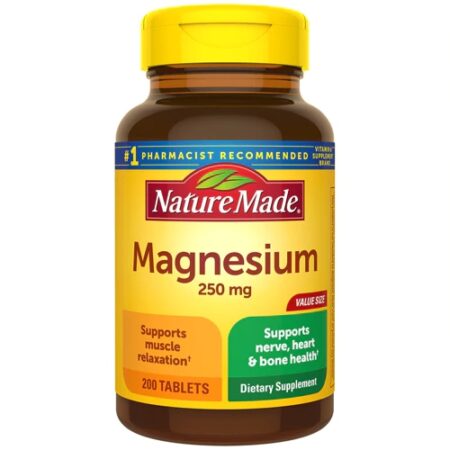 Nature Made Magnesium -- 250 mg - 200 Tablets