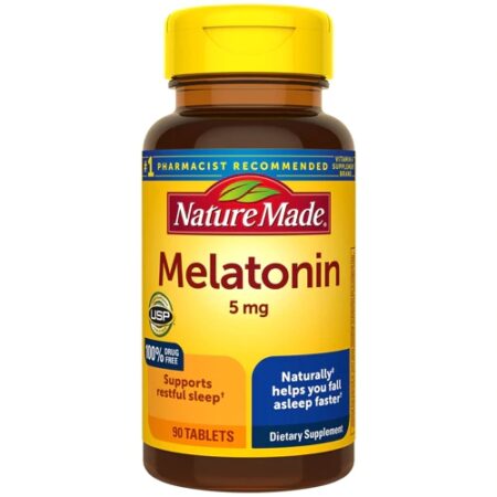 Nature Made Maximum Strength Melatonin -- 5 mg - 90 Tablets