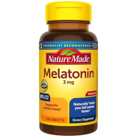 Nature Made Melatonin -- 3 mg - 240 Tablets