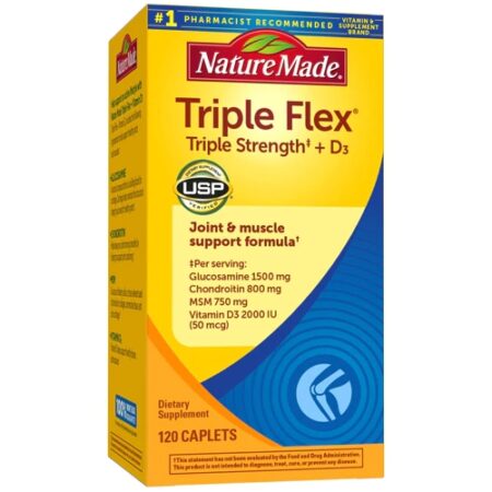 Nature Made TripleFlex® with Vitamin D3 Triple Strength -- 120 Caplets