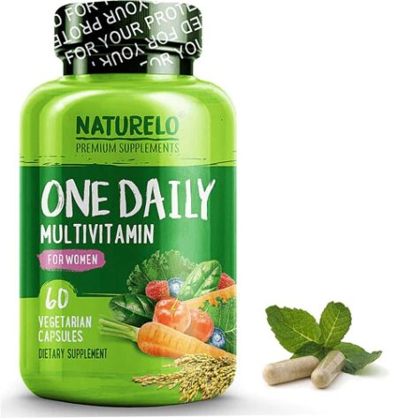 NATURELO One Daily Multivitamin for Women -- 60 Vegetarian Capsules