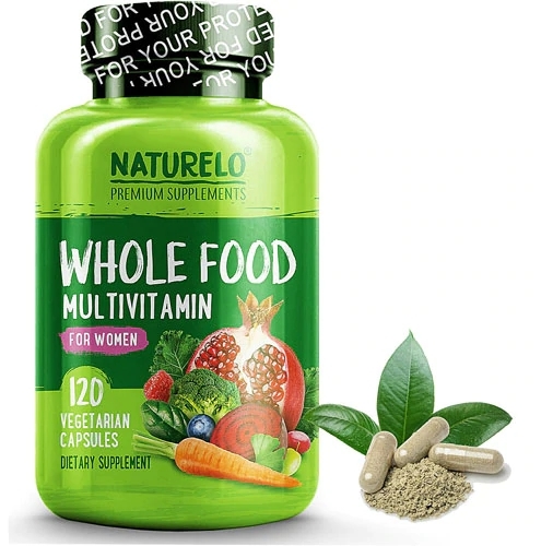 NATURELO Multivitamínico Integral para Mulheres - 120 Cápsulas Vegetarianas