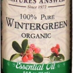 Óleo Essencial de Gaultéria Orgânico 100% Puro Nature's Answer 15ml - Alívio Natural e Bem-Estar