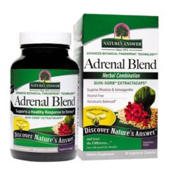 Nature's Answer Adrenal Blend - 90 Cápsulas Vegetarianas: Suporte Natural para o Bem-Estar