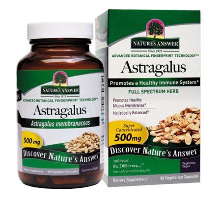 Nature's Answer Astragalus Root -- 90 Vegetarian Capsules