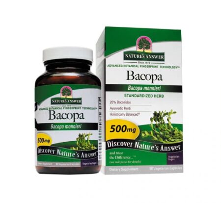 Nature's Answer Bacopa -- 500 mg - 90 Vegetarian Capsules