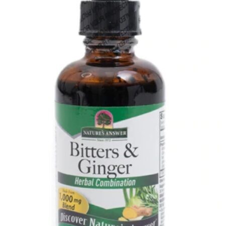 Nature’s Answer Bitters & Ginger – 59ml: Sua Dose Diária de Bem-Estar Digestivo e Imunidade — foto 1 Nature’s Answer Bitters & Ginger – 59ml: Sua Dose Diária de Bem-Estar Digestivo e Imunidade — foto 1