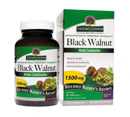 Nature's Answer Black Walnut Complex -- 90 Vegetarian Capsules