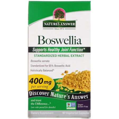 Nature's Answer Boswellia Standardized Herbal Extract -- 400 mg - 90 Vegetarian Capsules