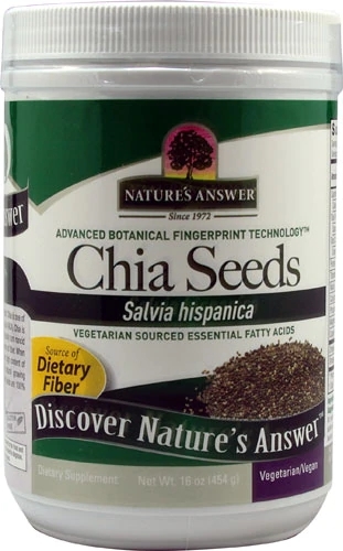 Nature's Answer Sementes de Chia 454g: Superalimento Rico em Nutrientes para Sua Saúde