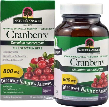 Nature's Answer Cranberry -- 800 mg - 90 Vegetarian Capsules