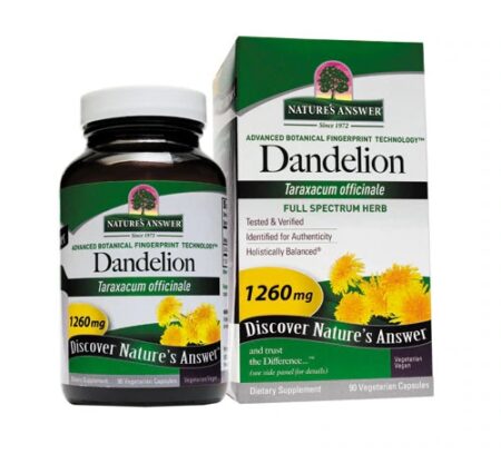 Nature's Answer Dandelion Root -- 90 Vegetarian Capsules