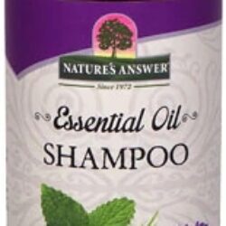 Shampoo Óleo Essencial de Hortelã Nature's Answer 473ml – Revitaliza e Purifica o Couro Cabeludo