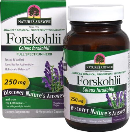 Nature's Answer Forskohlii -- 250 mg - 60 Vegetarian Capsules