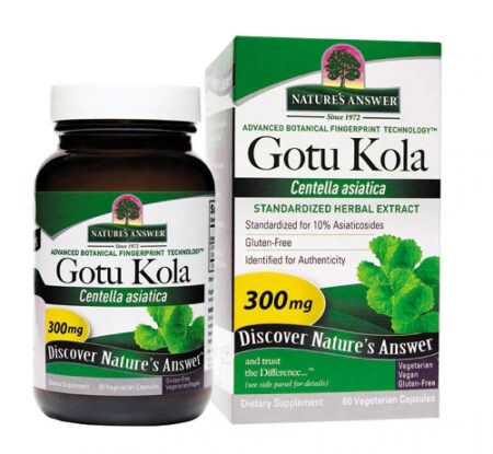 Nature's Answer Gotu Kola Herb -- 60 Vegetarian Capsules