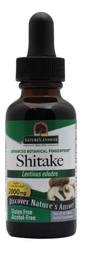 Nature's Answer Shiitake Corpo de Frutificação Orgânico - Extrato Líquido 29.5ml (1 fl oz)