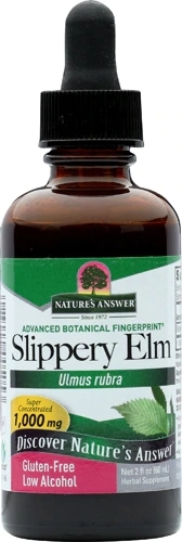 Extrato de Slippery Elm Nature's Answer 59ml – Alívio Natural para o Bem-Estar Digestivo