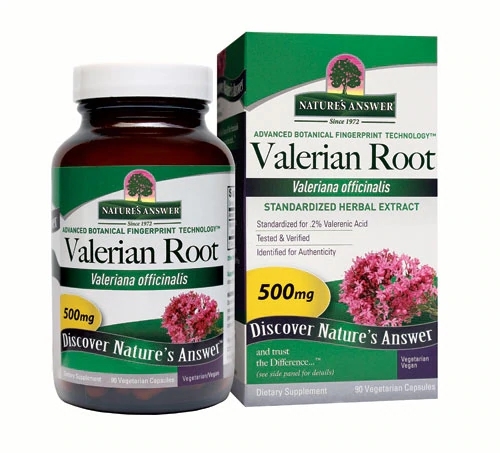 Nature's Answer Valeriana 500mg - 90 Cápsulas Vegetarianas | Tranquilidade Natural