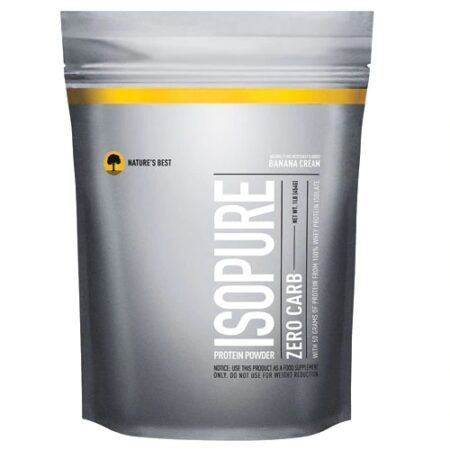 Nature's Best Isopure® Protein Powder Zero Carb Banana Cream -- 1 lb